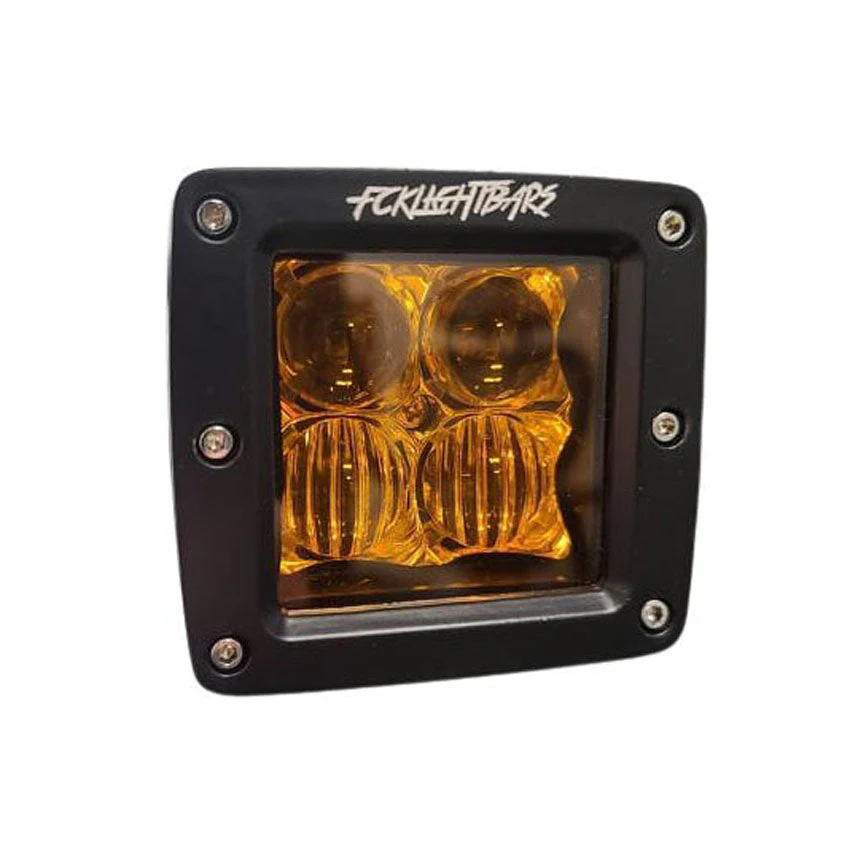 FCK Pro Series P-2 Pivot Amber Pod Lights (Pair) - Image 3