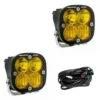 Baja Design Squadron Sport Black LED Auxiliary Light Pod Pair- Amber Driving/Combo
